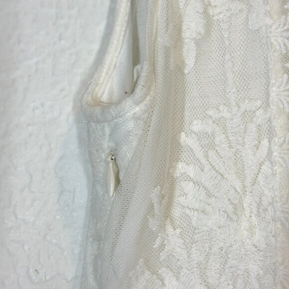 Free People Sleeveless Reign Over Me Dress Mini Lace Retro Cottagecore Boho 6 - Picture 10 of 14
